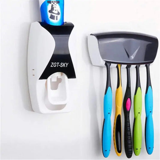 TOOTHBRUSH DISPENSER – AUTOMATIC TOOTHPASTE SQUEEZER